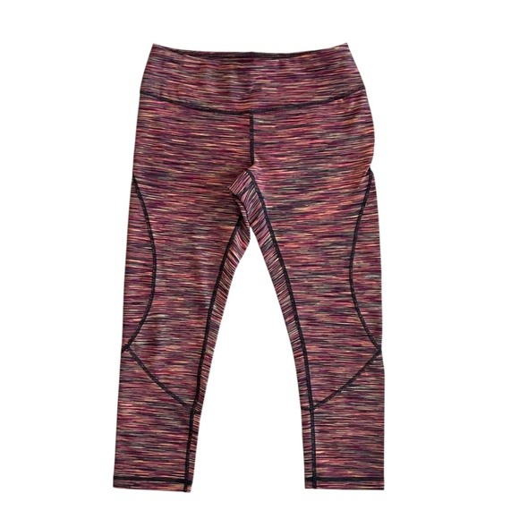 Zella Slim Fit Multi Color Capri Reversible Pants size Small - Picture 1 of 6